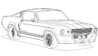 1967 Mustang Shelby GT500 (Eleanor)